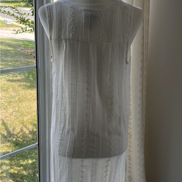 Knox Rose White Embroidered Top S - Picture 3 of 7